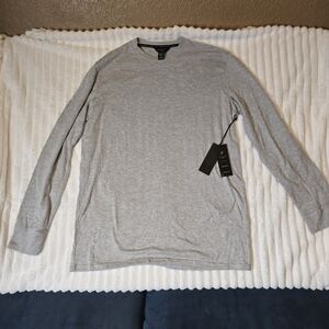 Men's Gray Long Sleeve Shirt